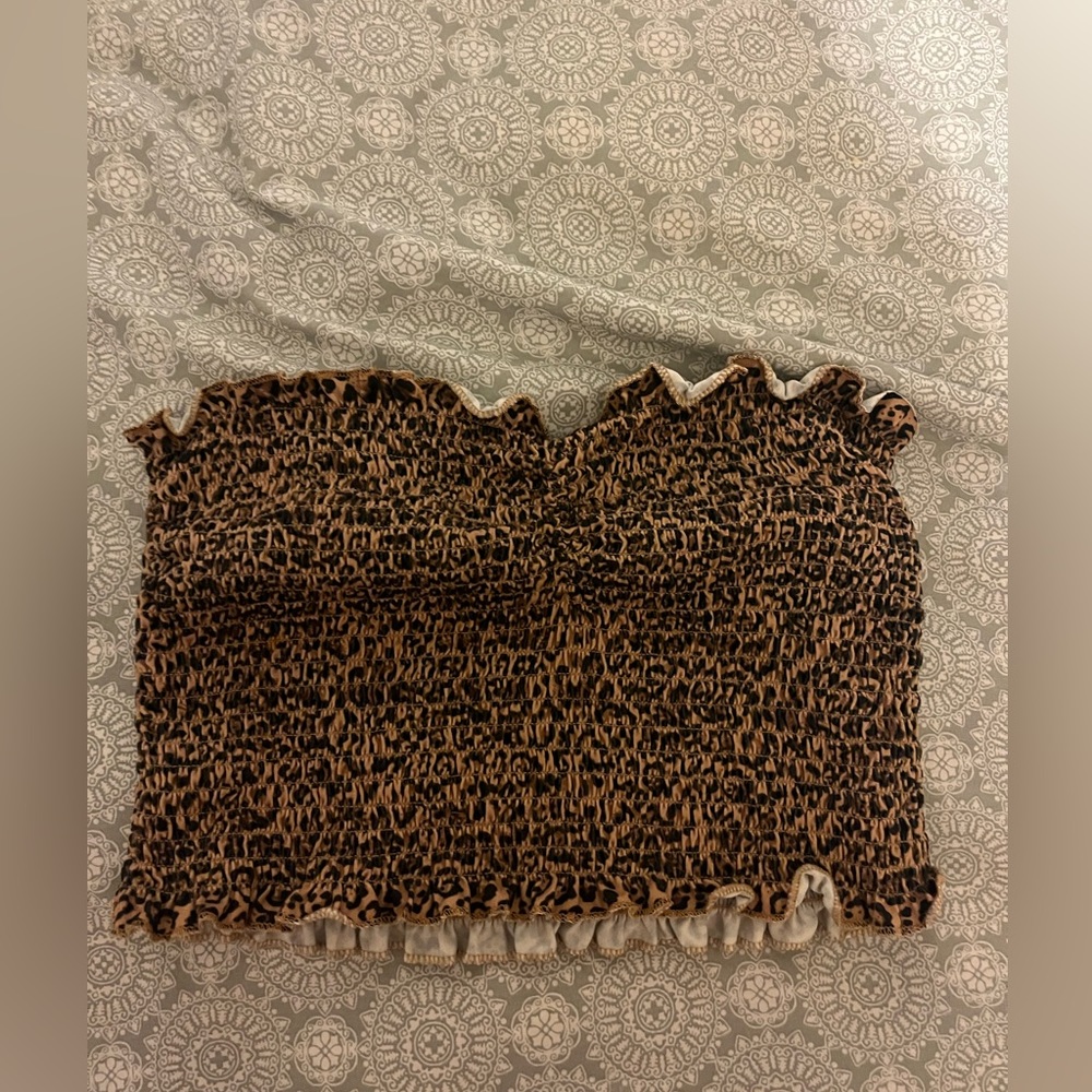 Cheetah Print Tube Top